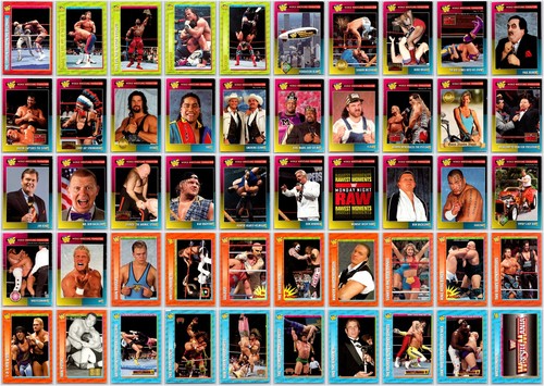 1996 lot wrestling cards - lot,